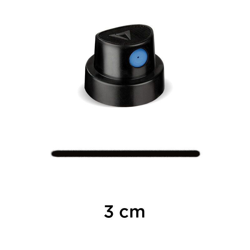 Image of Spraymunstycke Molotow Smooth Soft black/blue Polybag 100 pcs. 9026100 4250397639130