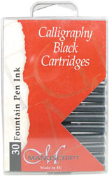 Image of Kalligrafipatron Manuscript Black 24-p MC0411CB 880072 5020180040103