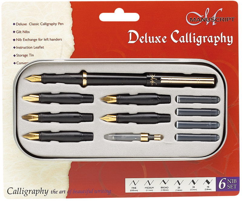 Image of Kalligrafiset Manuscript Deluxe Set Left MC1155L 880009 5020180115511