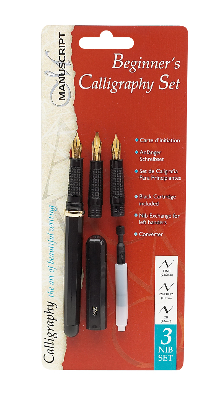 Image of Kalligrafiset Manuscript Beginner’s Set Left MC1235L 880002 5020180112350