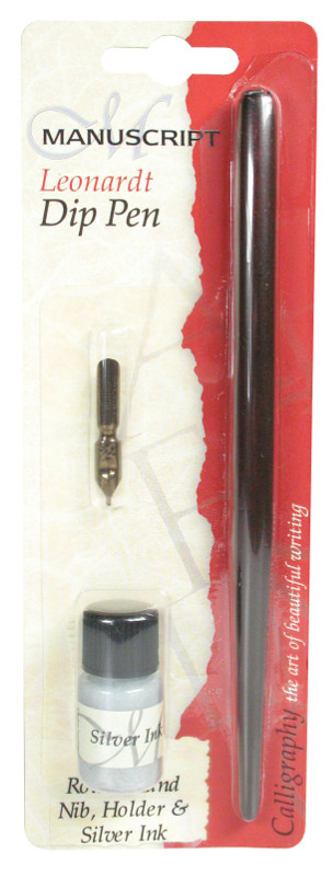 Image of Kalligrafi Manuscript Doppenna Round Hand Nib Silver Ink MDP261S 880217 5020180270012