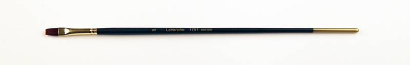 Image of Syntetpensel LaVanche 1751 Flat Lång skaft Nr 8 (12F) Northline 3175108 7350028140046