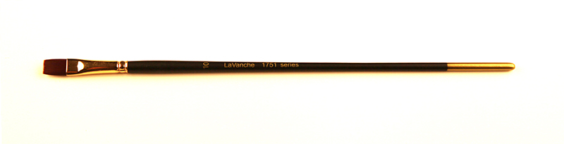 Image of Syntetpensel LaVanche 1751 Flat Lång skaft Nr 10 (12F) Northline 3175110 7350028140053