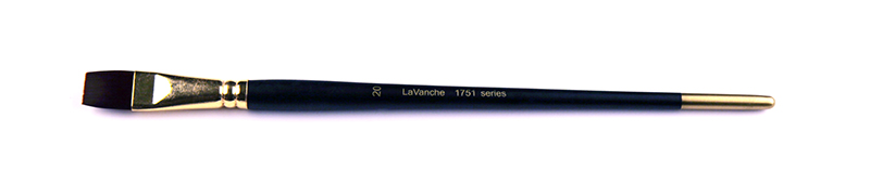 Image of Syntetpensel LaVanche 1751 Flat Lång skaft Nr 20 (12F) Northline 3175120 7350028140107