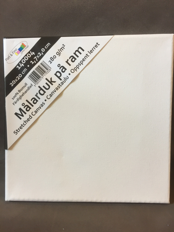 Image of NPA Uppspänd duk 10x10x1,7cm 10-pack 140001