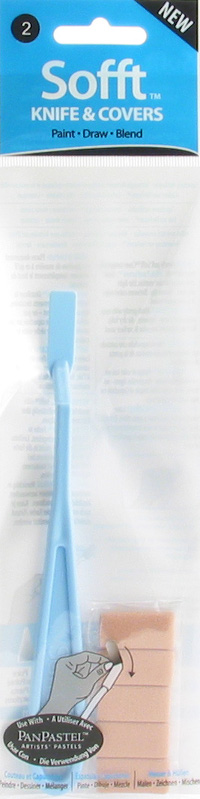 Image of PanPastel Sofft 1Knife & 5Covers-No.2 Flat (6F) 465002 879465002641