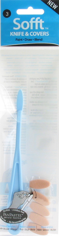 Image of PanPastel Sofft 1Knife & 5Covers-No.3 Oval (6F) 465003 879465002672