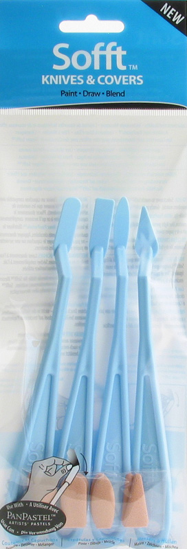 Image of PanPastel Sofft 4Knives & 8Covers-Mixed (6F) 465100 879465002733