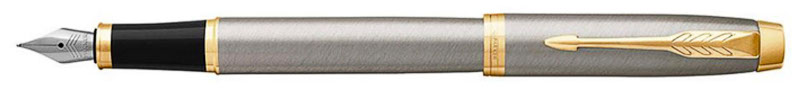 Image of Reservoarpenna Parker IM Brushed Metal G.T Fountain pen M Blue 1931656 3501179316567