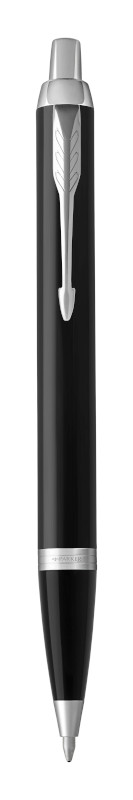 Image of Kulspetspenna Parker IM Black Lacquer C.T Ballpen M Blue 1931665 3501179316659