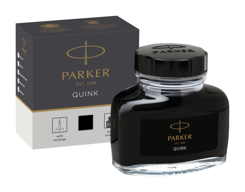 Image of Bläck Parker Ink bottle 57ml  Quink Black Pe. 1950375 3501179503752