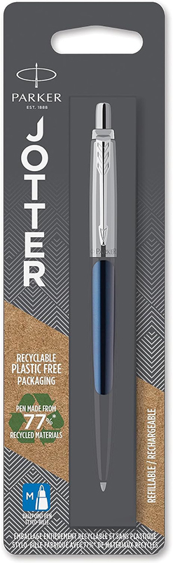 Image of Kulspetspenna Parker Jotter Royal Blue C.T. Ballpen M Blue ink 1-Blister 1953209 3501179532097