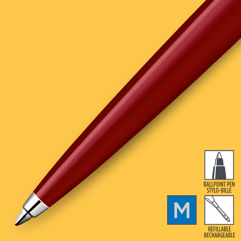 Image of Kulspetspenna Parker Jotter Red 7632C BP M.BLU BL1 2096857 03026980968571
