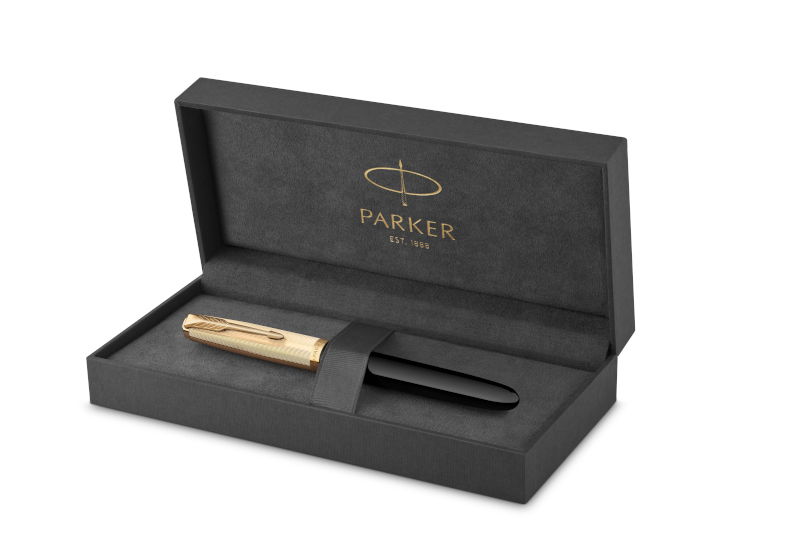 Image of Reservoarpenna Parker 51 Black Fountain pen F (gold nib), black 2123511 3026981235115
