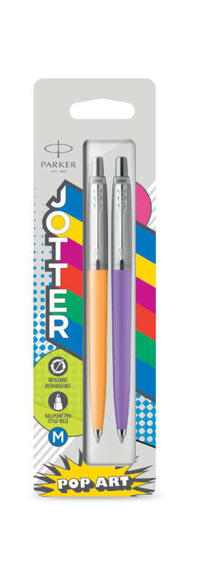 Image of Kulspetspenna Parker Jotter ORIG 60S MRGLD/PRPL BP M.BLU BL 2141358 03026981413582
