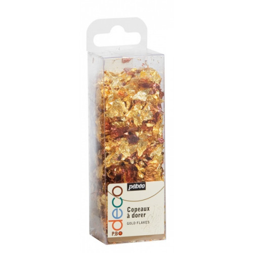 Image of Förgylling Pebeo Deco Gold Flakes Red Brown  (6F) 094221 3167860942219