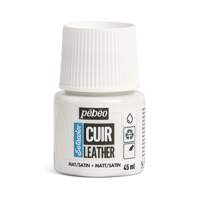 Image of Läderfärg Pebeo Cuir Leather 45ml - Pure White 295601 3167862956016