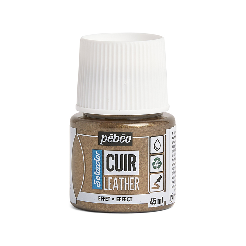 Image of Läderfärg Pebeo Cuir Leather 45ml - Metal Bronze 295632 3167862956320
