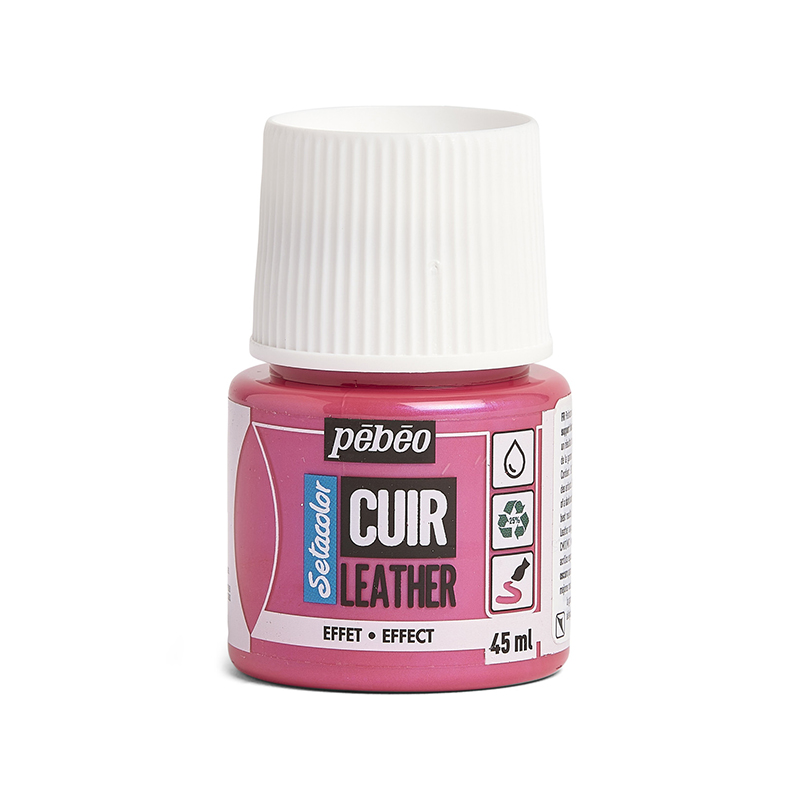 Image of Läderfärg Pebeo Cuir Leather 45ml - Duochrome Pink/Blue 295641 3167862956412