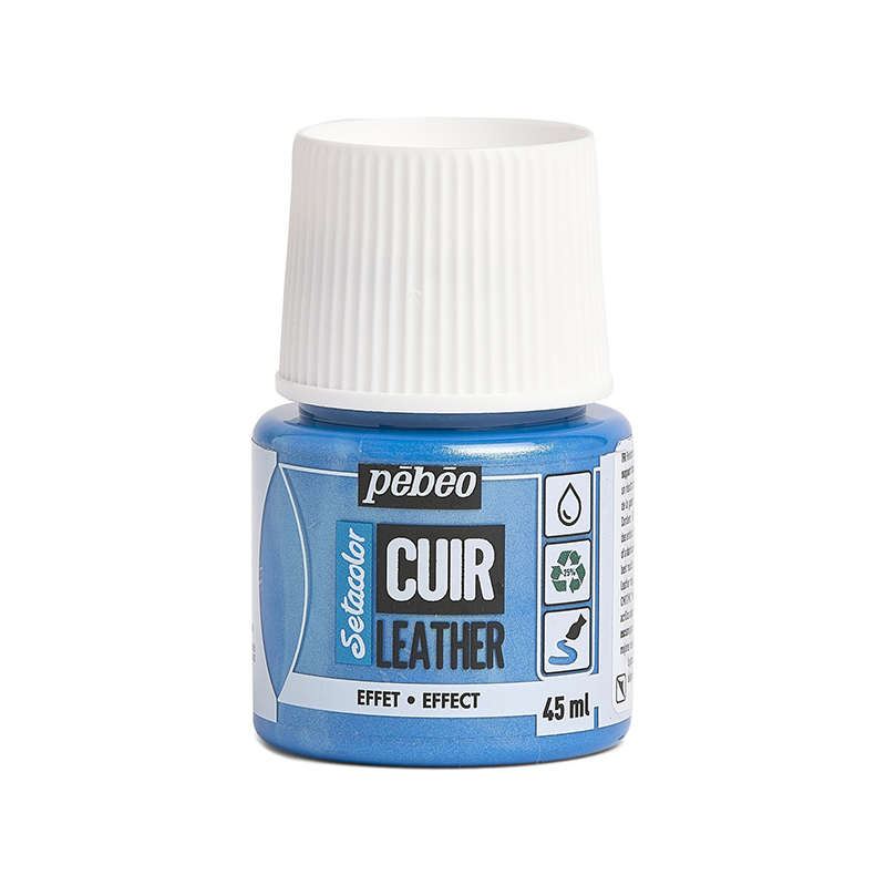 Image of Läderfärg Pebeo Cuir Leather 45ml - Duochrome Blue/Green 295642 3167862956429