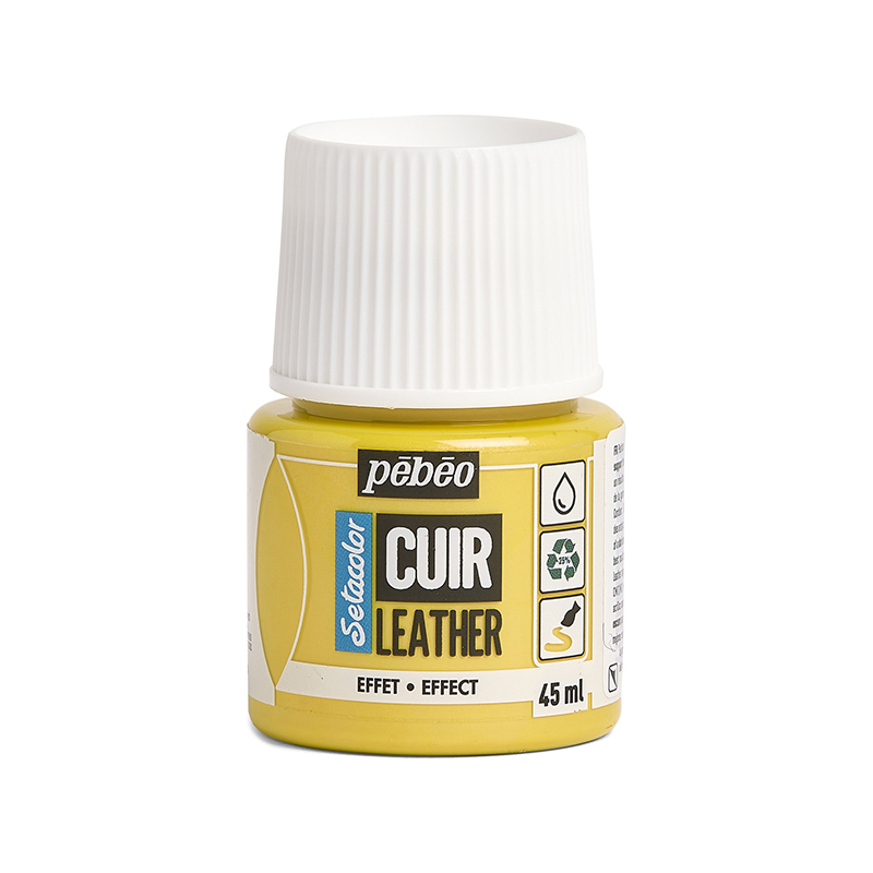 Image of Läderfärg Pebeo Cuir Leather 45ml - Duochrome Yellow/Violet 295644 3167862956443