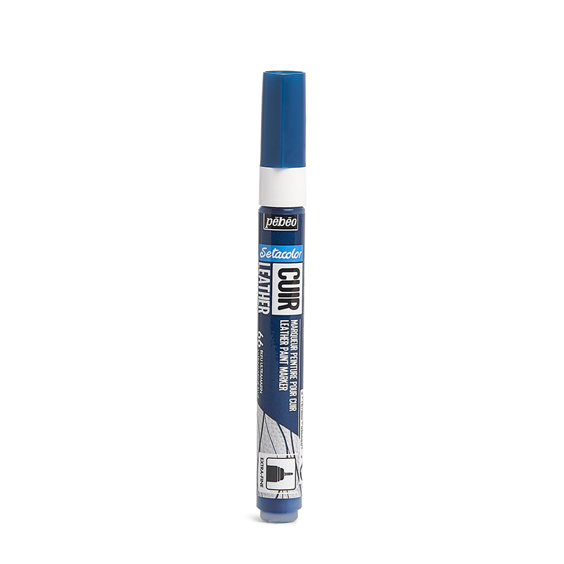 Image of Läderfärg Pebeo Cuir Leather Marker - Ultramarine Blue 295666 3167862956665