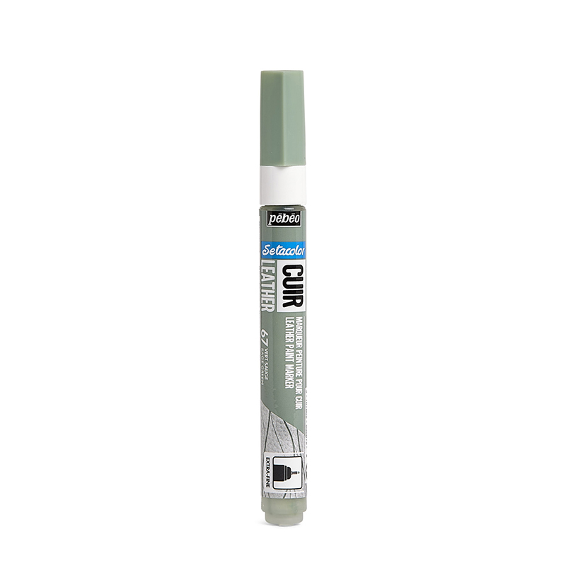 Image of Läderfärg Pebeo Cuir Leather Marker - Sage Green 295667 3167862956672