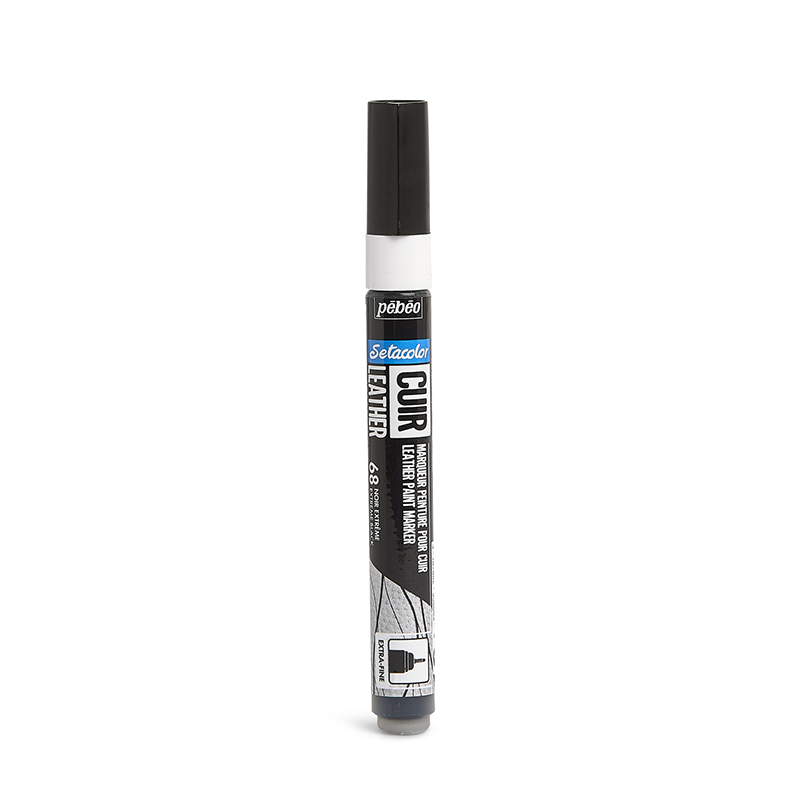Image of Läderfärg Pebeo Cuir Leather Marker - Extreme Black 295668 3167862956689