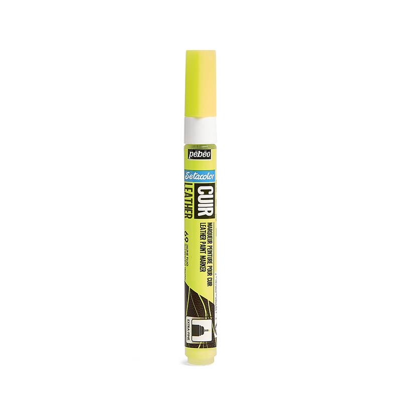 Image of Läderfärg Pebeo Cuir Leather Marker - Fluorescent Yellow 295669 3167862956696