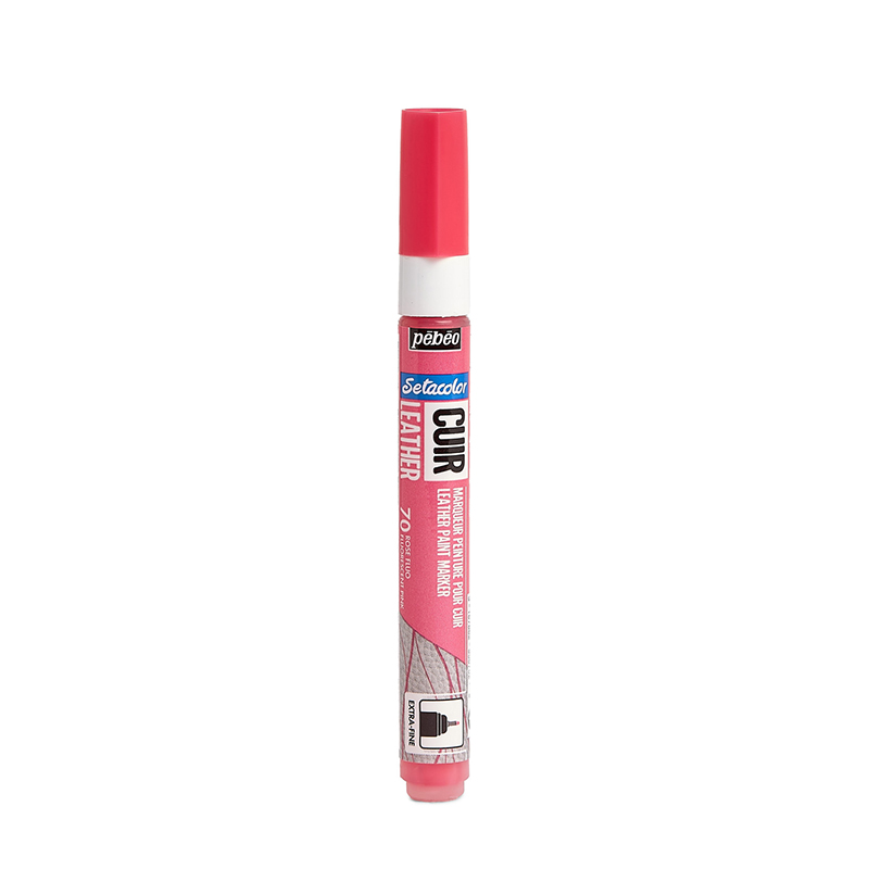 Image of Läderfärg Pebeo Cuir Leather Marker - Fluorescent Pink 295670 3167862956702