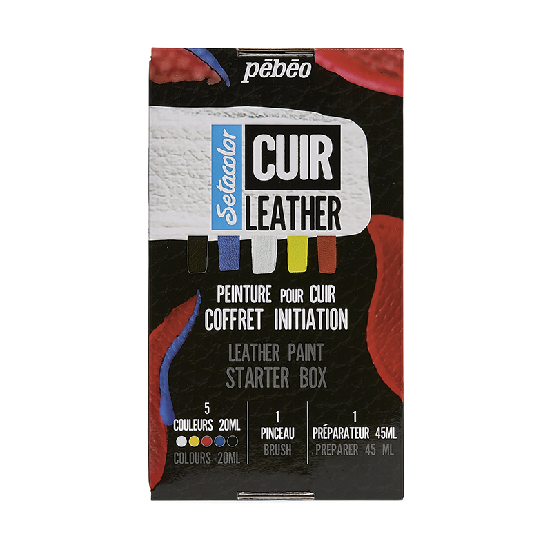 Image of Läderfärg Pebeo Cuir Leather Starter Kit 295681 3167862956818