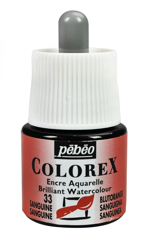 Image of Tusch Pebeo Colorex Ink 45ml Sanguine 033 (5F) 341033 3167863410333