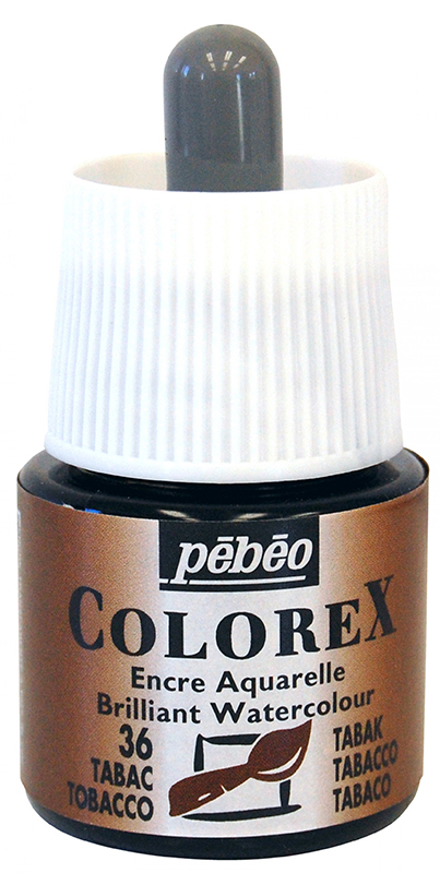 Image of Tusch Pebeo Colorex Ink 45ml Tobacco 036 (5F) 341036 3167863410364