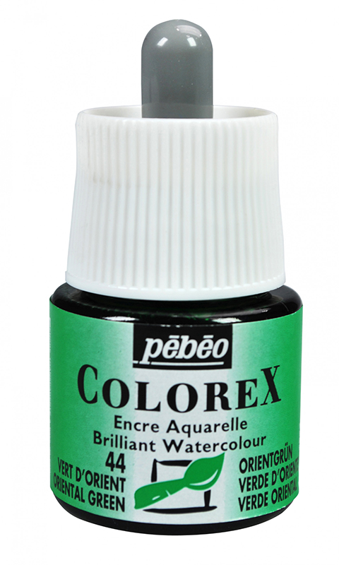 Image of Tusch Pebeo Colorex Ink 45ml Oriental Green 044 (5F) 341044 3167863410449
