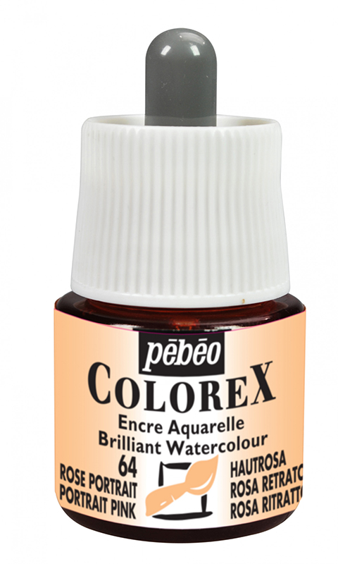 Image of Tusch Pebeo Colorex Ink 45ml Portait Pink 064 (5F) 341064 3167863410647