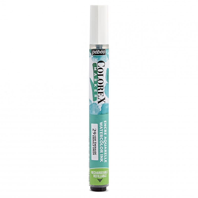 Image of Tusch Pebeo Colorex Ink Marker emerald green (5F) 417329 3167864173299