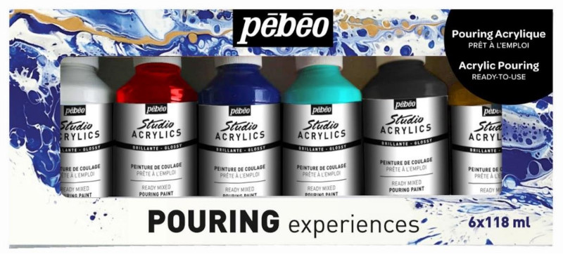 Image of Pouringset PEBEO Set Pouring  6X118ml (4F) 524601 3167865246015