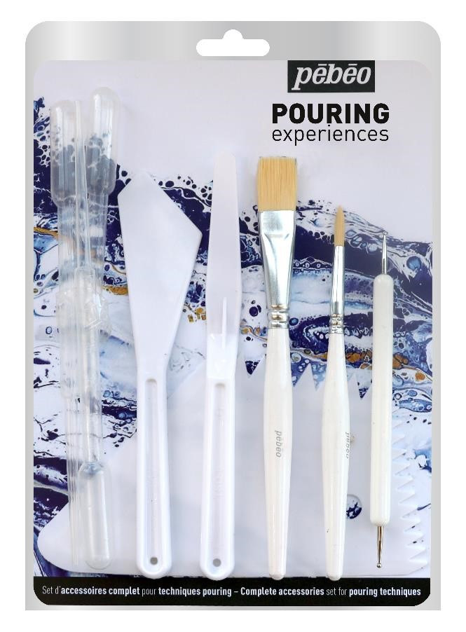 Image of Pouringtillbehör Pebeo Accessories Set  (4F) 524605 3167865246053