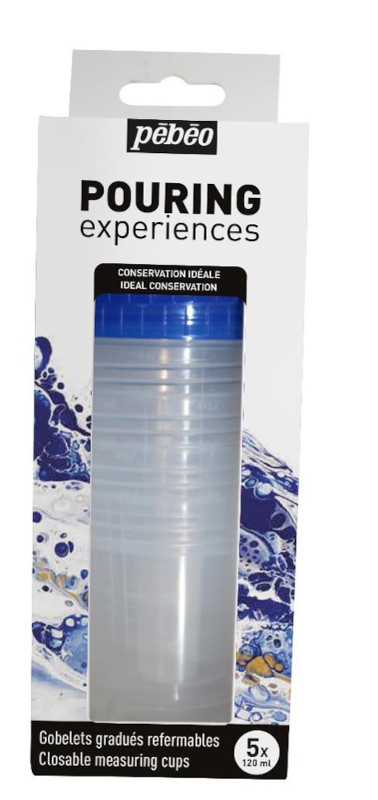 Image of Pouringtillbehör Pebeo Measuring Cups Set (6F) 524606 3167865246060