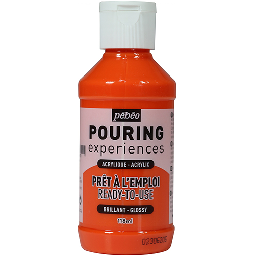 Image of Pouringfärg PEBEO Experiences 118ml Orange (4F) 524612 3167865246121