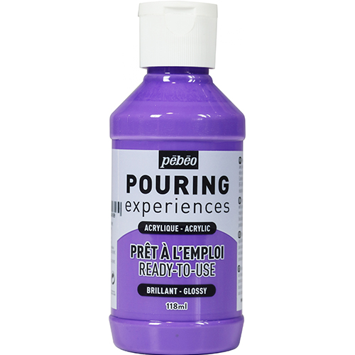 Image of Pouringfärg PEBEO Experiences 118ml Light Violet (4F) 524616 3167865246169