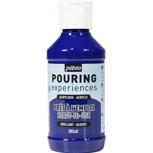 Image of Pouringfärg PEBEO Experiences 118ml Cyan Blue (4F) 524617 3167865246176