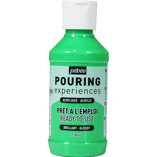 Image of Pouringfärg PEBEO Experiences 118ml Bright Green (4F) 524620 3167865246206