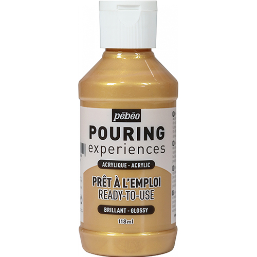 Image of Pouringfärg PEBEO Experiences 118ml Gold (4F) 524624 3167865246244