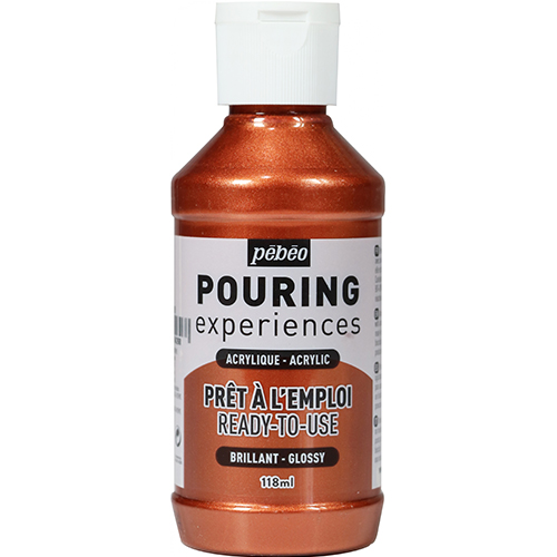 Image of Pouringfärg PEBEO Experiences 118ml Metallic Copper (4F) 524626 3167865246268