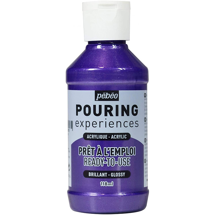 Image of Pouringfärg PEBEO Experiences 118ml Metallic Purple (4F) 524627 3167865246275