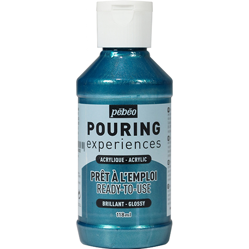 Image of Pouringfärg PEBEO Experiences 118ml Metallic Cobalt Blue (4F) 524628 3167865246282