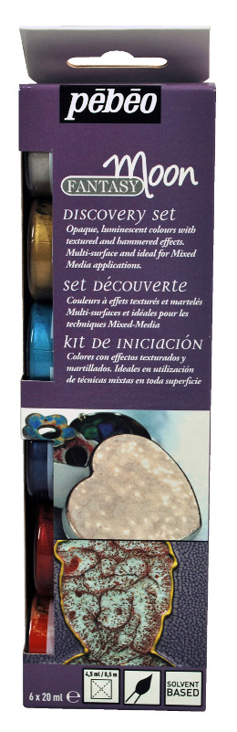 Image of Dekorationsset 756441 Pebeo Fantasy Moon 6x20ml 754167 3167867541675