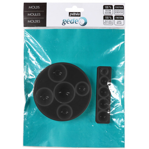 Image of Modelleringsform Pebeo Half-Spheres Molds Bag  (4F) 766135 3597587661351