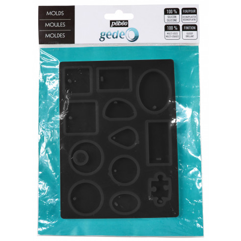 Image of Modelleringsform Pebeo Geometric Board Molds Bag N°2  (4F) 766137 3597587661375